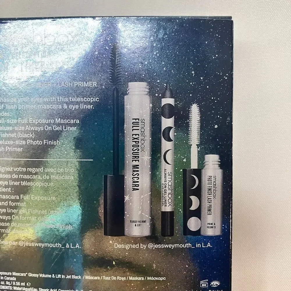 Smashbox Cosmic Celebration Lash + Liner Set - Mascara, Eyeliner & Primer NIB